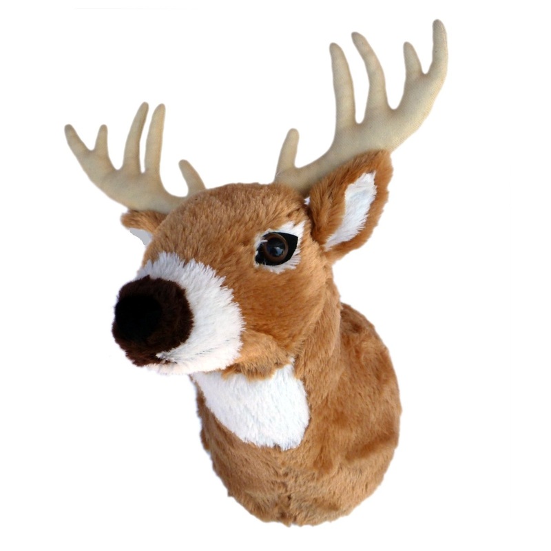 Adore 13' Boone The Whitetail Deer Plush Stuffed Animal Walltoy Wall Mount