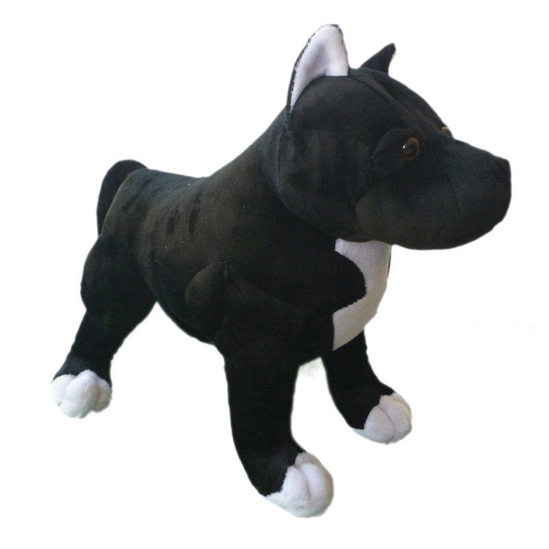 Adore 13' Chance The Pit Bull Dog Stuffed Animal Plush Toy