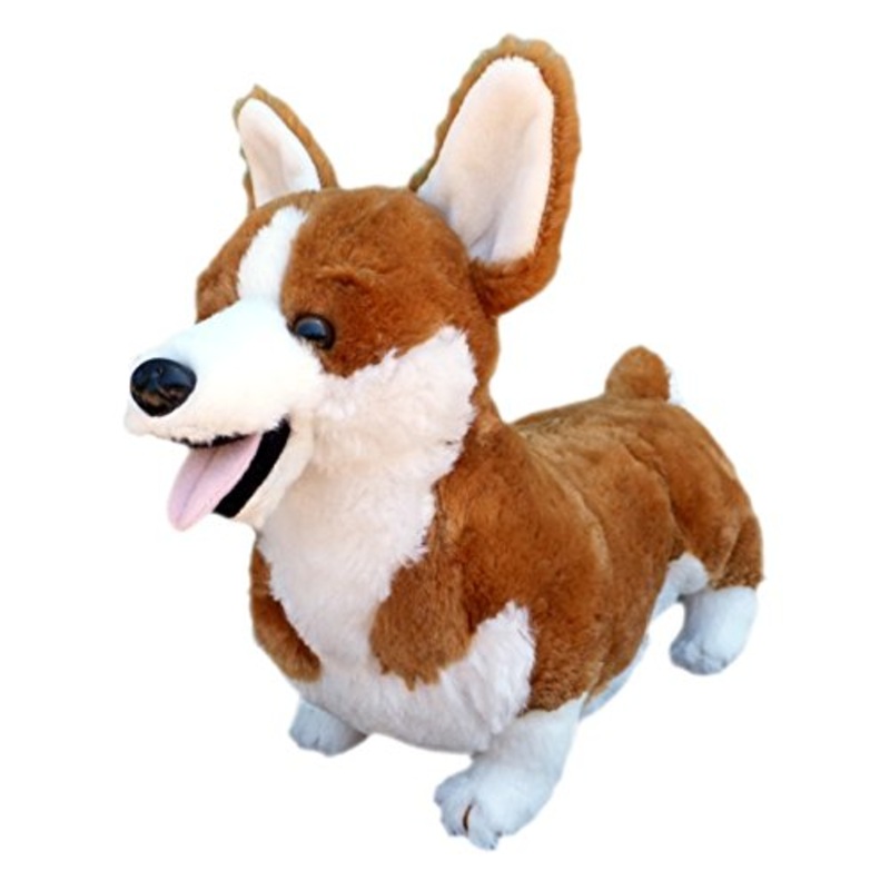 Adore 13' Cory The Corgi Dog Stuffed Animal Plush Toy With Farting Sound