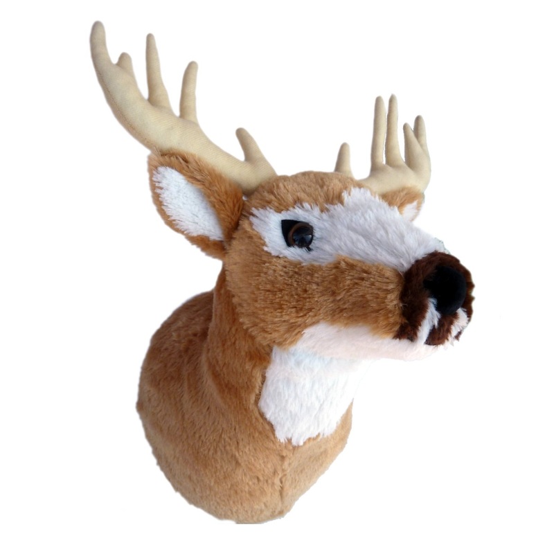 Adore 13' Mr. Yosemite The Deer Plush Stuffed Animal Walltoy Wall Mount
