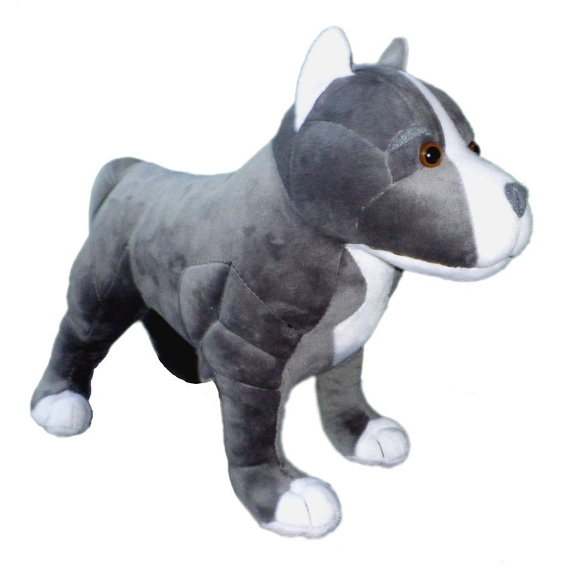 Adore 13' Standing Hope The Pit Bull Dog Stuffed Animal Plush Toy
