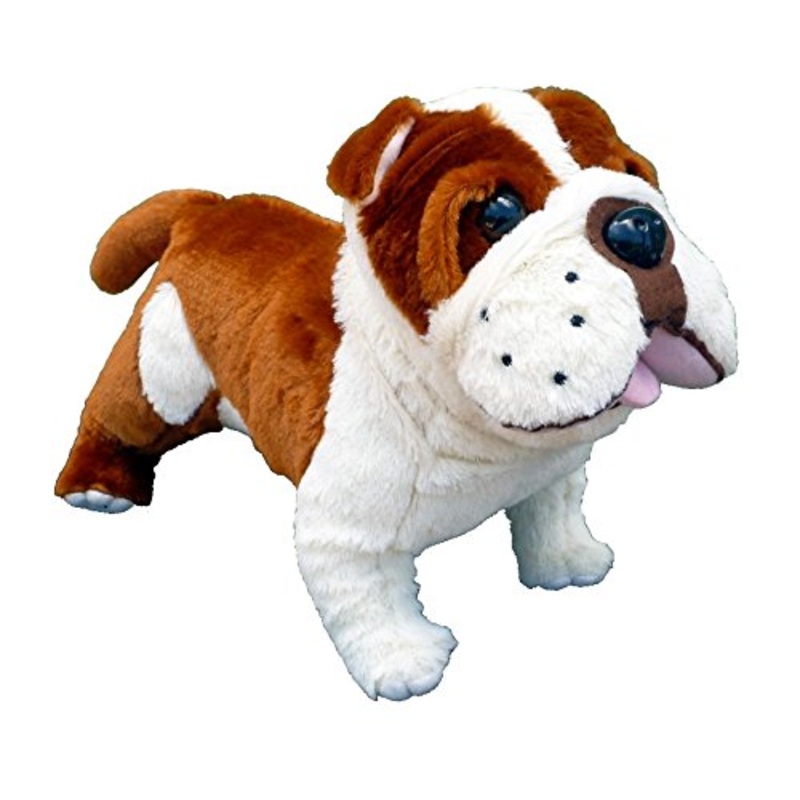 Adore 14' Buddy The Bulldog Plush Stuffed Animal Toy With Farting Sound