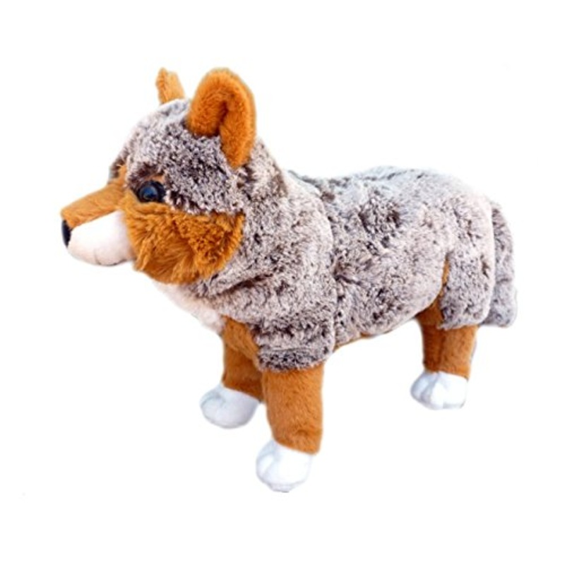 Adore 14' Standing Jacob The Red Wolf Stuffed Animal Plush Toy