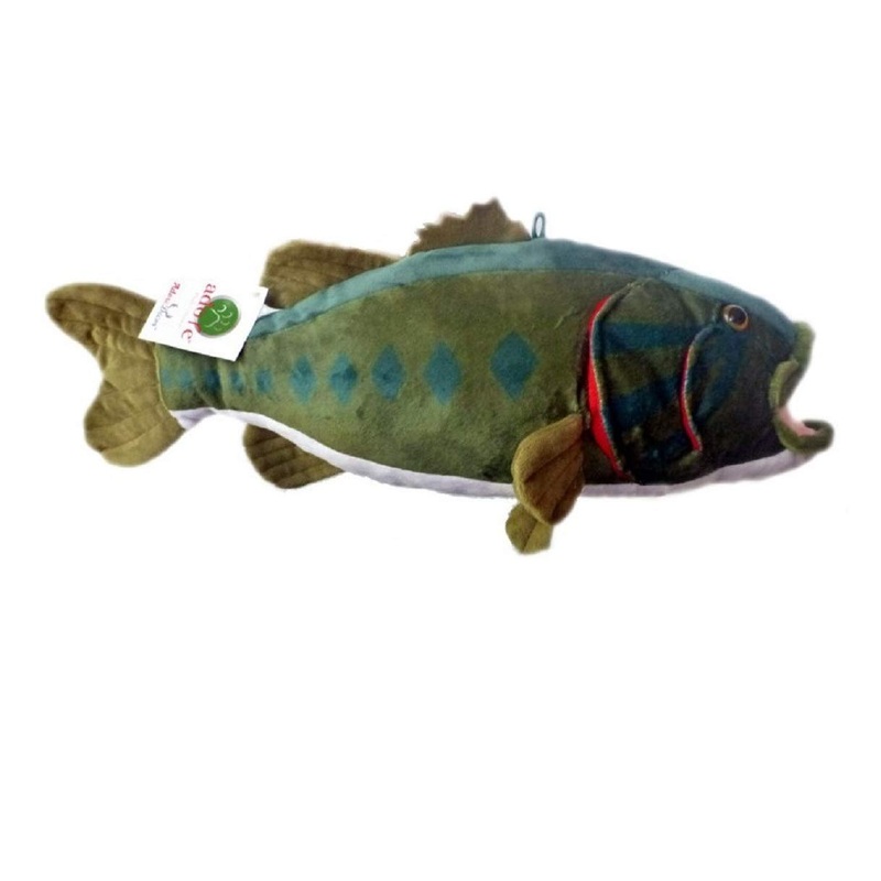 Adore 17' Cranky The Largemouth Bass Fish Stuffed Animal Plush Walltoy Wall Mount