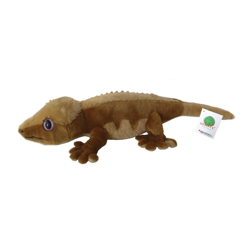 Adore 19' Lashes The Crested Gecko Stuffed Animal Plush Toy