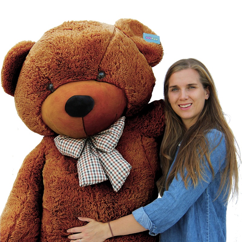 Joyfay 78' Giant Teddy Bear Huge 6.5 Feet Stuffed Teddy Bear Soft Toy Valentine'S Big Gift (Dark Brown)