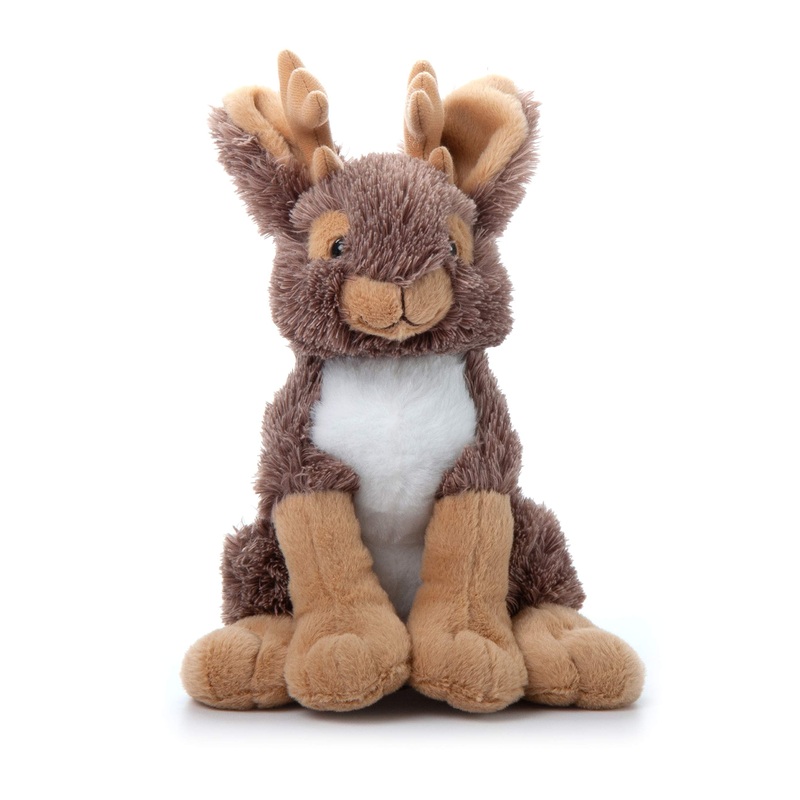 The Petting Zoo Jackalope Stuffed Animal, Gifts For Kids, Wild Onez Zoo Animals, Jackalope Plush Toy 12 Inches