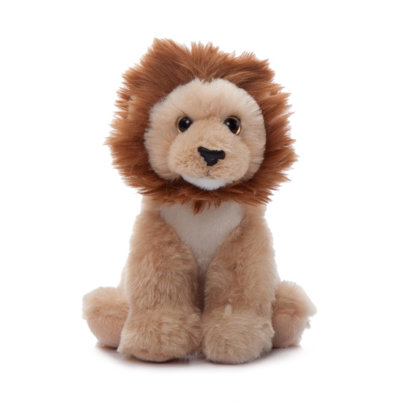 The Petting Zoo Lion Stuffed Animal Plushie, Gifts For Kids, Wild Onez Babiez Zoo Animals, Lion Plush Toy 6 Inches