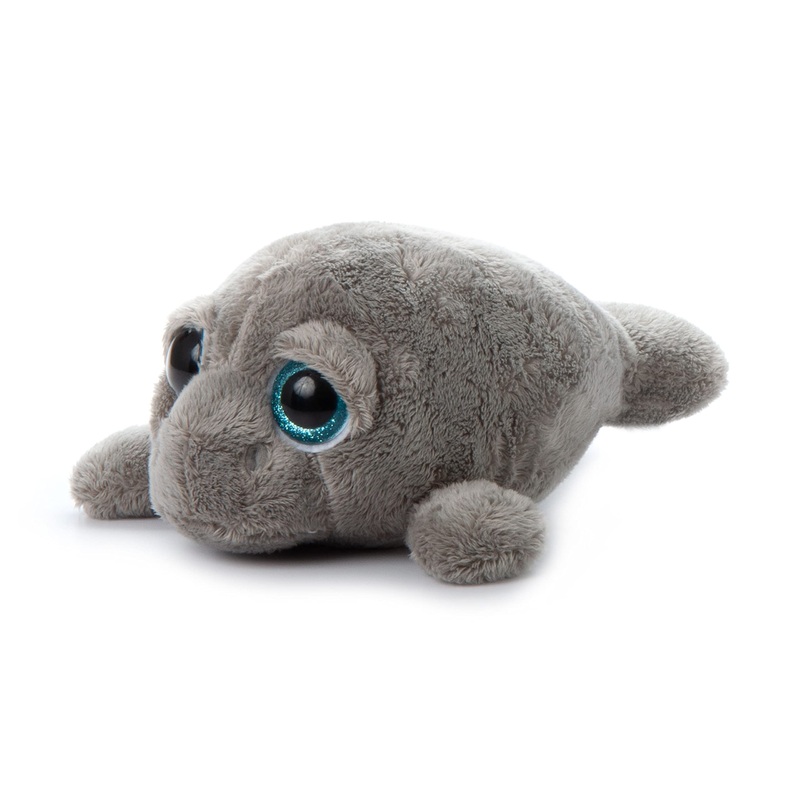 The Petting Zoo Manatee Stuffed Animal, Gifts For Kids, Bright Eye Ocean Animals, Manatee Plush Toy 10 Inches