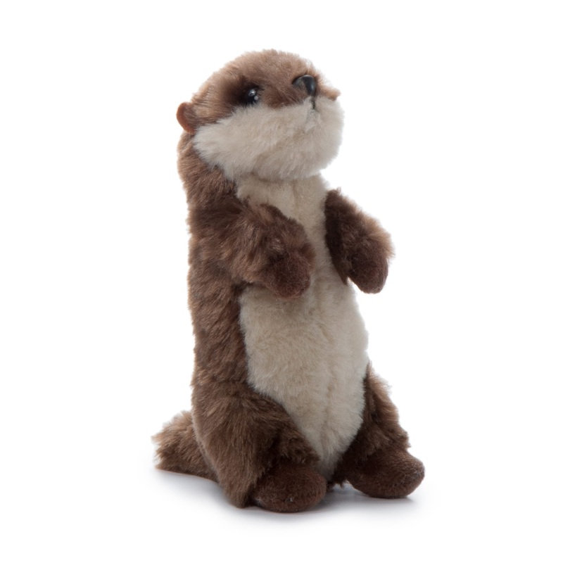 The Petting Zoo River Otter Stuffed Animal Plushie, Gifts For Kids, Wild Onez Babiez Wildlife Animals, River Otter Plush Toy 6 Inches