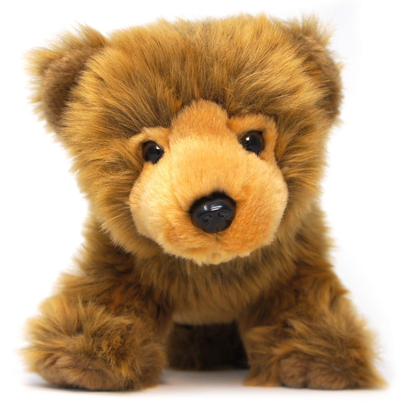 Tigerhart Borya The Baby Brown Grizzly Bear - 9 Inch Realistic Looking Stuffed Animal Plush
