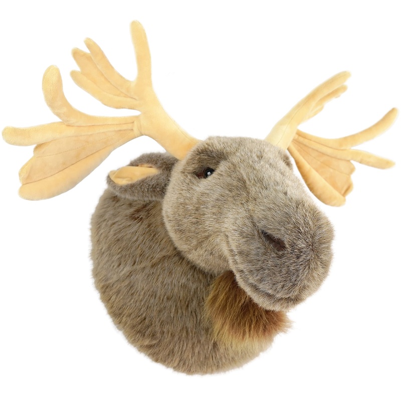 Tigerhart Muscovy The Moose - 24 Inch (With Antlers) Large Stuffed Animal Plush Head Trophy Wall Mount Bust