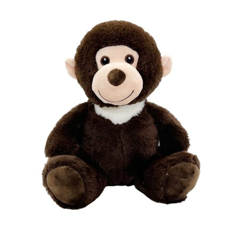 Anico 10' Plush Brown Monkey With Embroidered Eyes