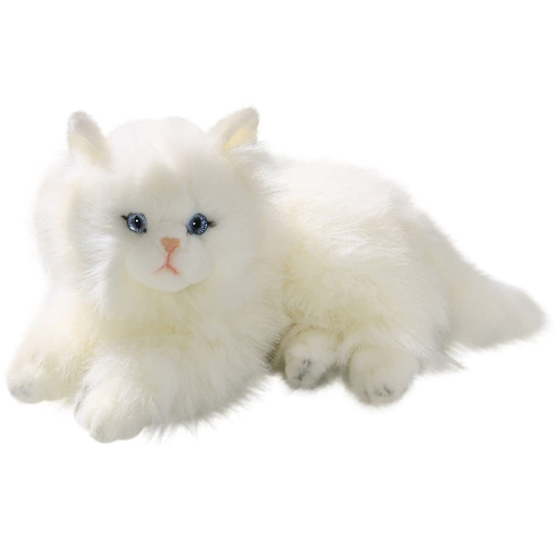 Cat, Persian White, 12 Inches, 30Cm, Plush Toy, Soft Toy, Stuffed Animal 3199