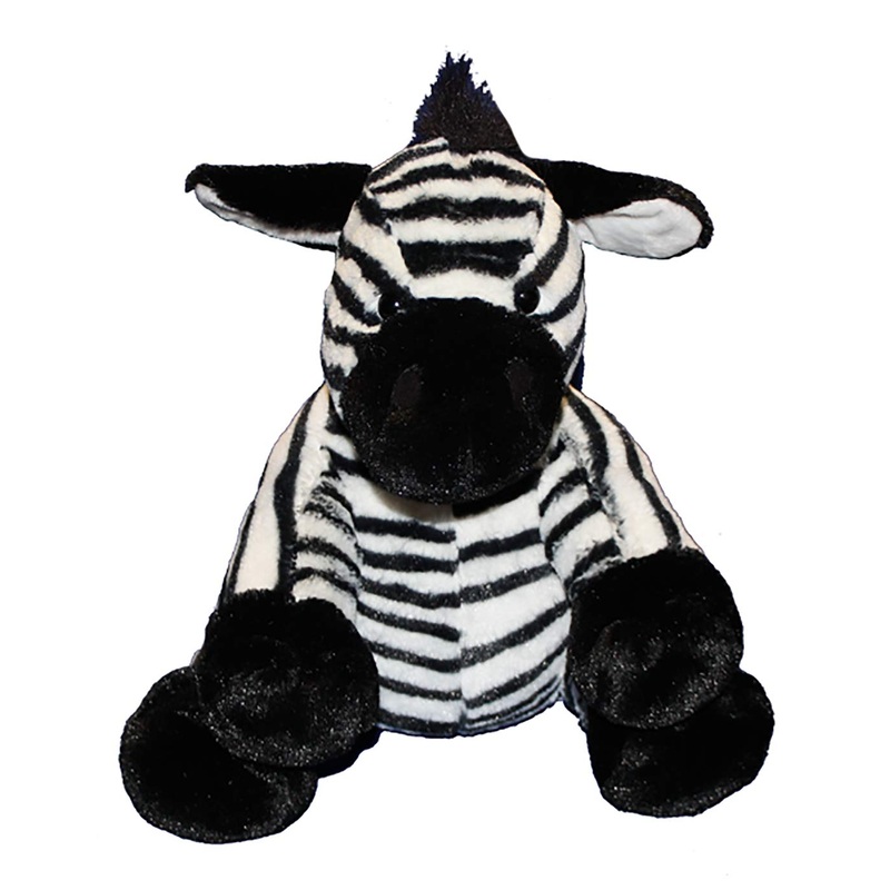 Cuddly Soft 16 Inch Stuffed Zebra - We Stuff 'Em...You Love 'Em!