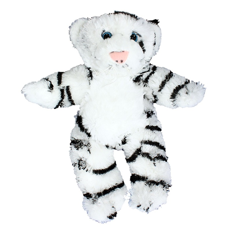 Cuddly Soft 8 Inch Stuffed White Tiger...We Stuff 'Em...You Love 'Em!