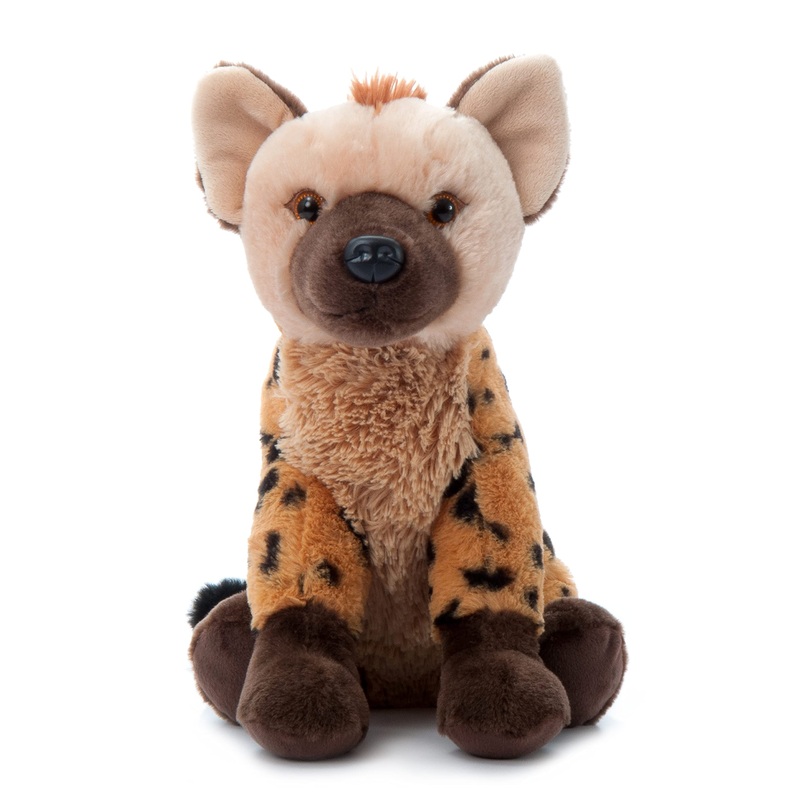 The Petting Zoo Hyena Stuffed Animal, Gifts For Kids, Wild Onez Zoo Animals, Hyena Plush Toy 12 Inches