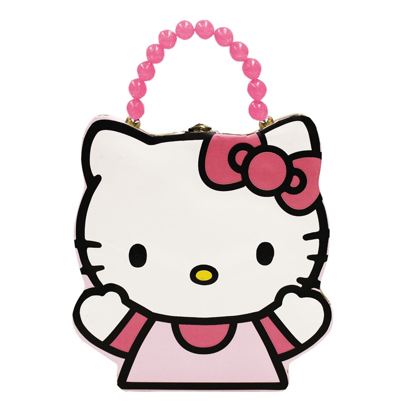 The Tin Box Company 698207-12 Hello Kitty Carry All Tin Purse