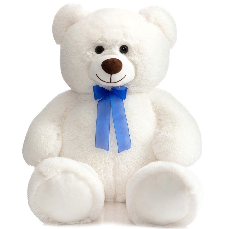 Hollyhome Teddy Bear Plush Giant Teddy Bears Stuffed Animals Teddy Bear Love 36 Inch White