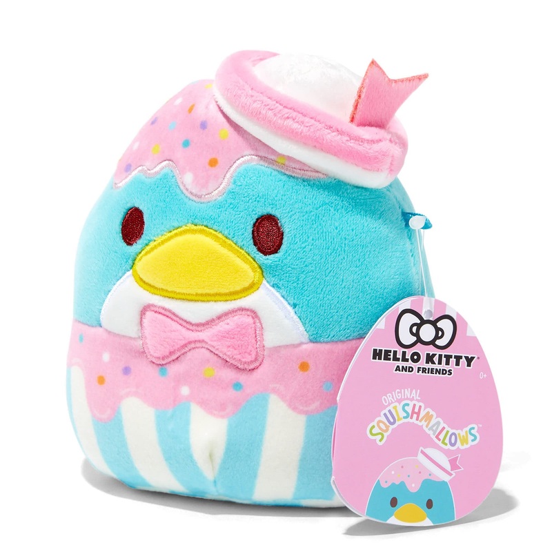 Squishmallow Official Kellytoy Sanrio Squad Squishy Stuffed Plush Toy Animal (Tuxedo Sam (Sprinkles), 5 Inches)