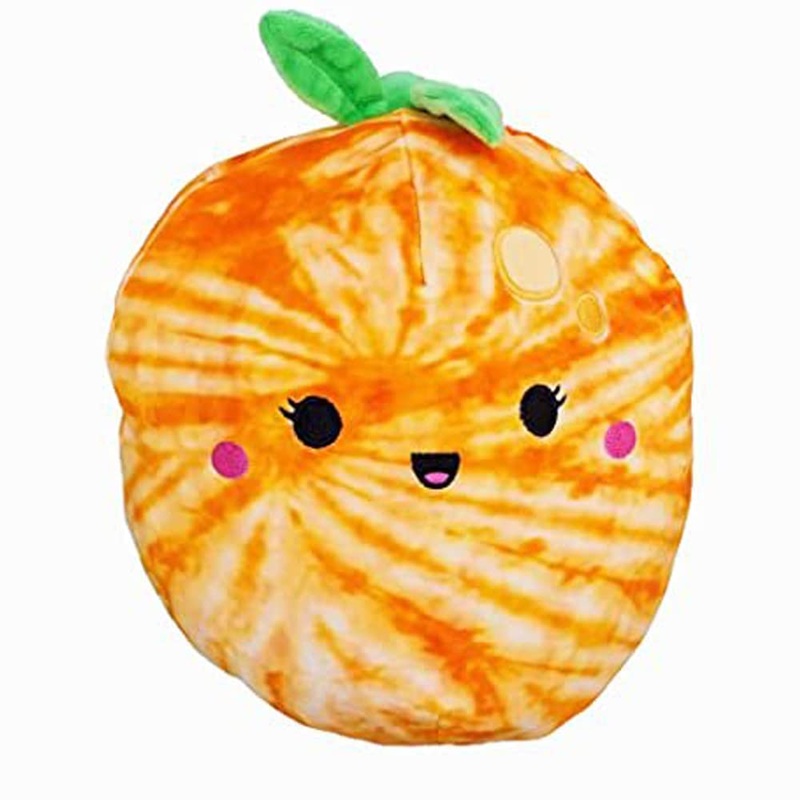 Squishmallow Oficial Kellytoy Food Squad Plush Toys Soft Plush Animal (8 Inch, Judy Tangerine (Scented))