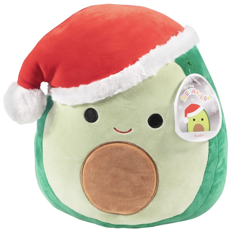 Squishmallows Original 12-Inch Austin The Avocado - Official Jazwares Plush - Collectible Soft & Squishy Avocado Stuffed Animal Toy - Add To Your Squad - Gift For Kids, Girls & Boys