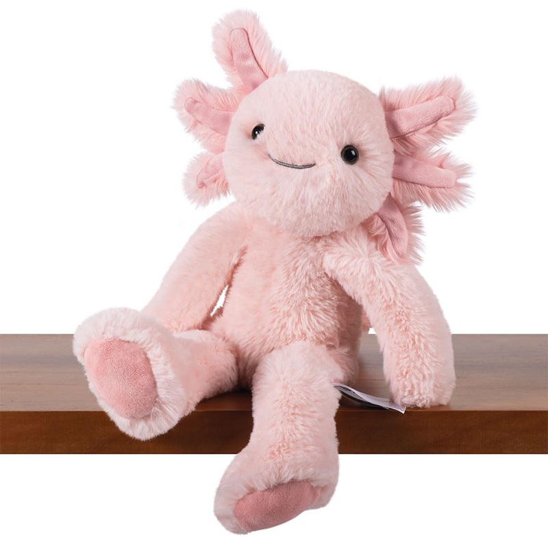 Vermont Teddy Bear Axolotl Plush - Axolotl Stuffed Animal, Pink, 15'