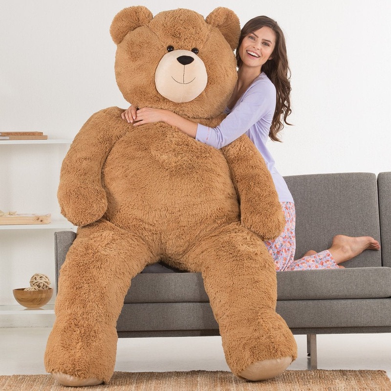 Vermont Teddy Bear Giant Stuffed Animals - Life Size Teddy Bear, 6 Foot, 6 Ft, 72'