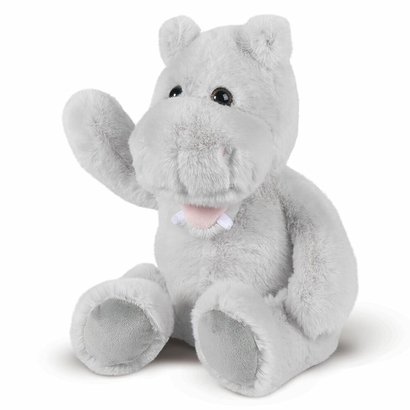 Vermont Teddy Bear Hippo Stuffed Animals - Hippo Plush, Gray, 15'