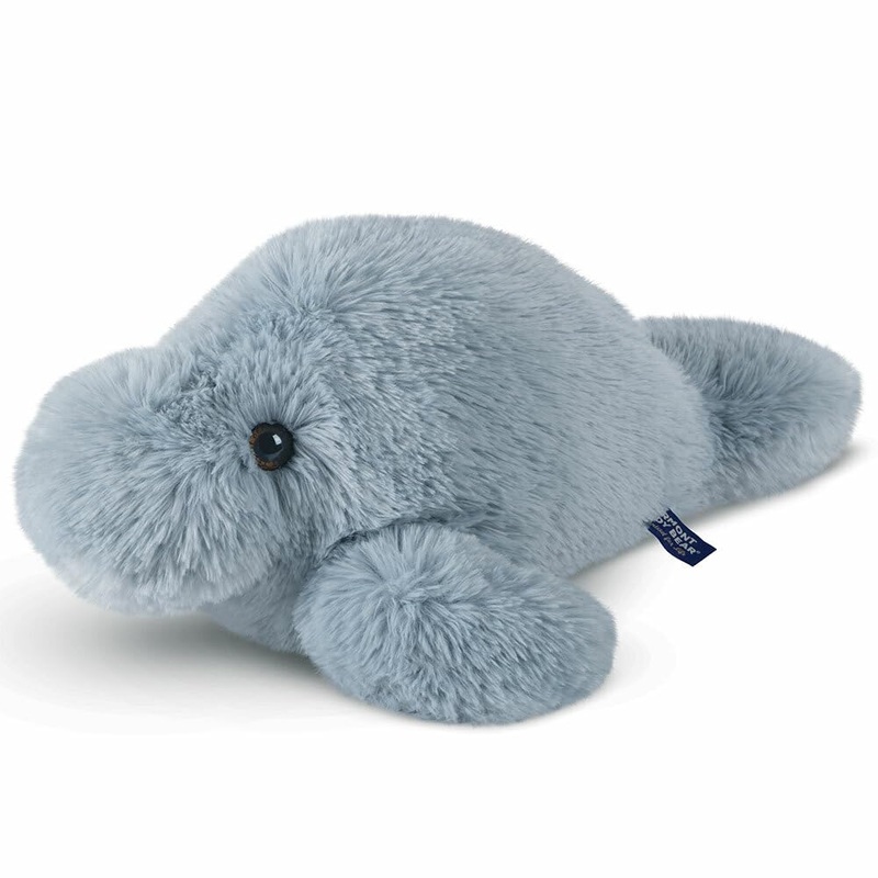 Vermont Teddy Bear Manatee Stuffed Animals - Ocean Stuffed Animal, Gray, 18'