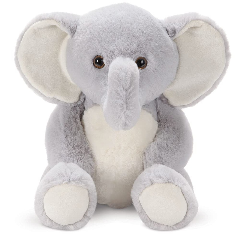 Vermont Teddy Bear Stuffed Elephant - Stuffed Animal Elephant, Gray, 15 Inch