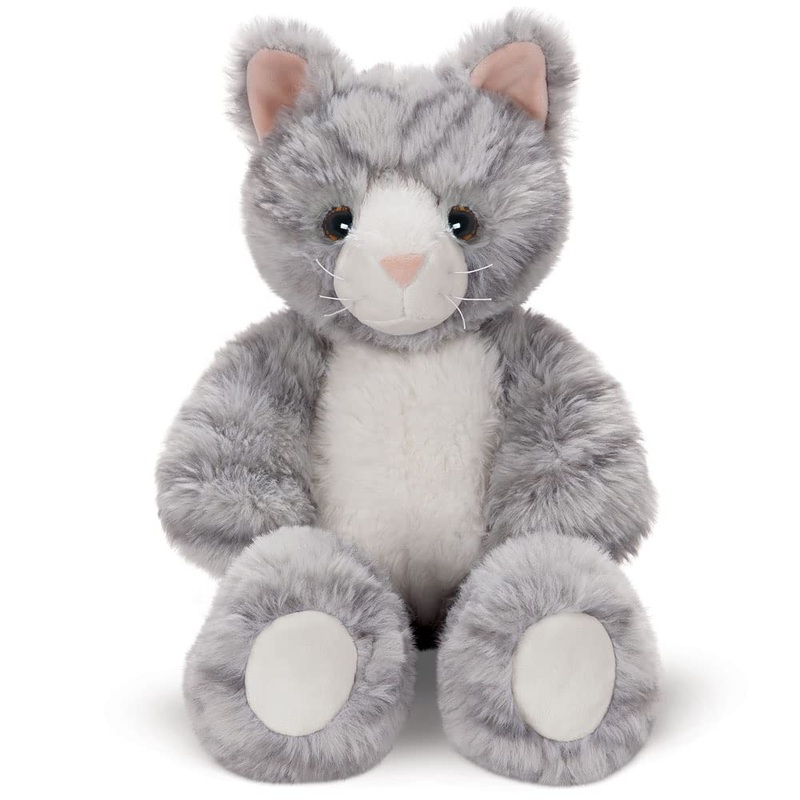 Vermont Teddy Bear Stuffed Kitten - Oh So Soft Kitty Cat Stuffed Animal, Plush Toy, Gray, 18 Inch