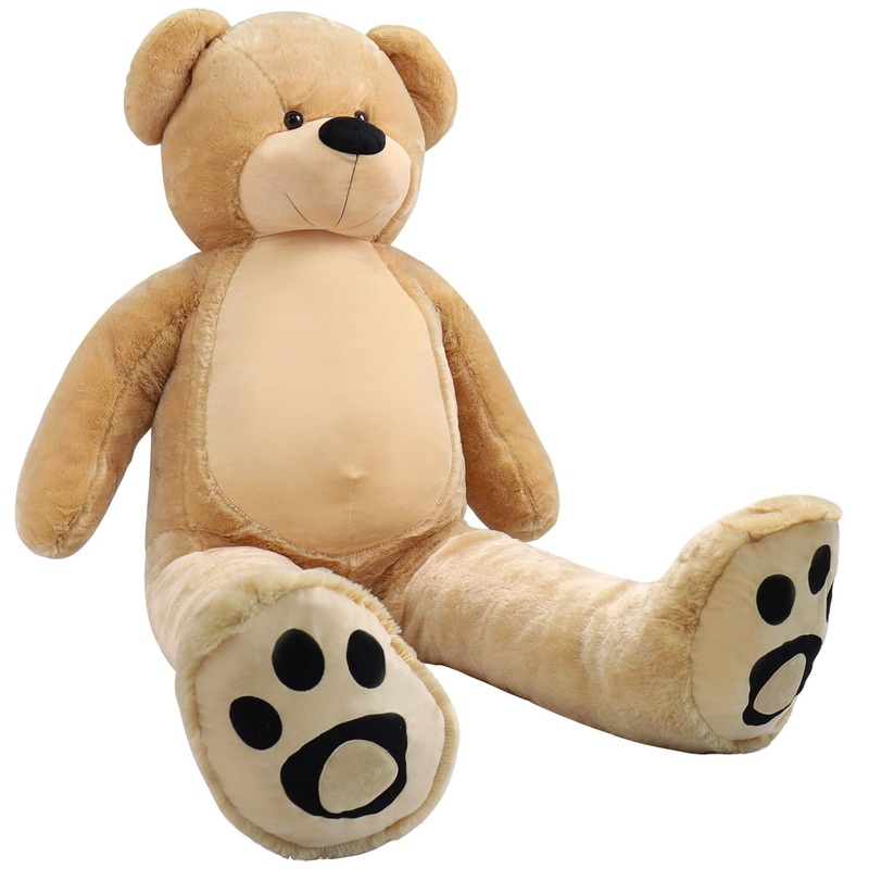 Wowmax 6 Foot Giant Huge Life Size Teddy Bear Daney Cuddly Stuffed Plush Animals Teddy Bear Toy Doll For Birthday Christmas Brown 72 Inches