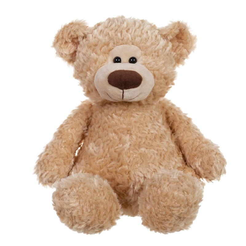 Apricot Lamb Toys Plush Beige Teddy Bear Stuffed Animal Soft Cuddly Perfect For Child (Beige Teddy Bear, 10 Inches)