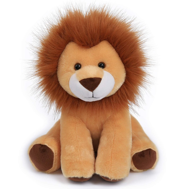 Apricot Lamb Toys Plush Brown Roar Lion Stuffed Animal Soft Cuddly Perfect For Child (Brown Lion 9 Inches)