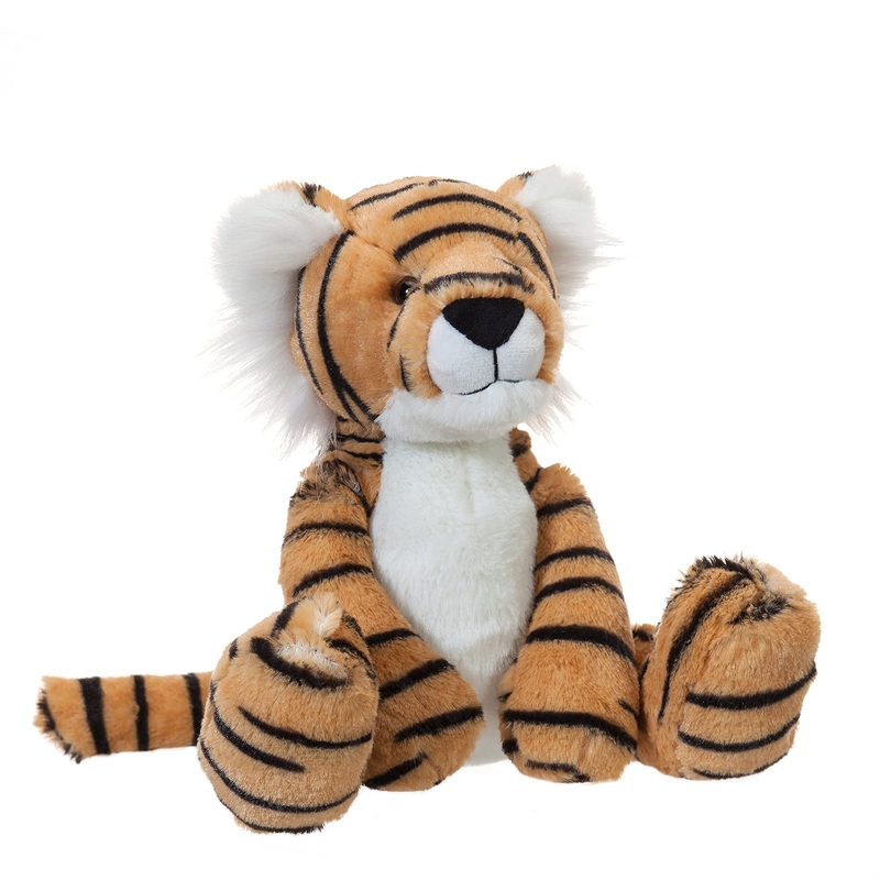 Apricot Lamb Toys Plush Classic Tiger Stuffed Animal Soft Cuddly Perfect For Child (Yellow Tiger, 8 Inches)