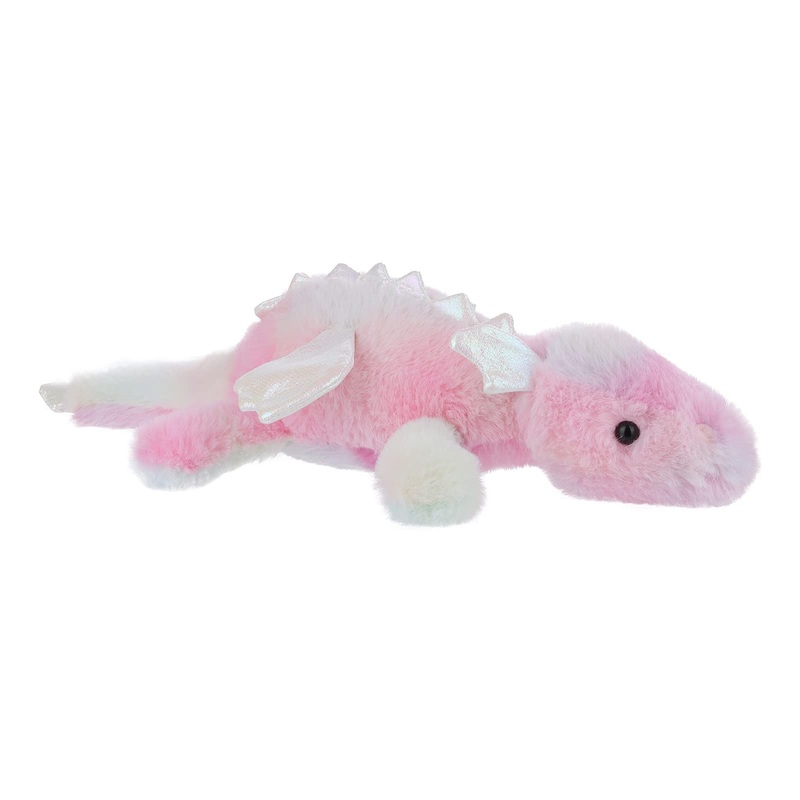 Apricot Lamb Toys Plush Colorful Lying Dragon Dinosaur Stuffed Animal Soft Cuddly Perfect For Child (Colorful Dragon,15 Inches)