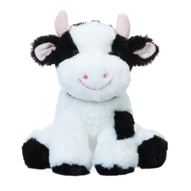 Apricot Lamb Toys Plush Cow Stuffed Animal Soft Cuddly Perfect For Child 8 Inches