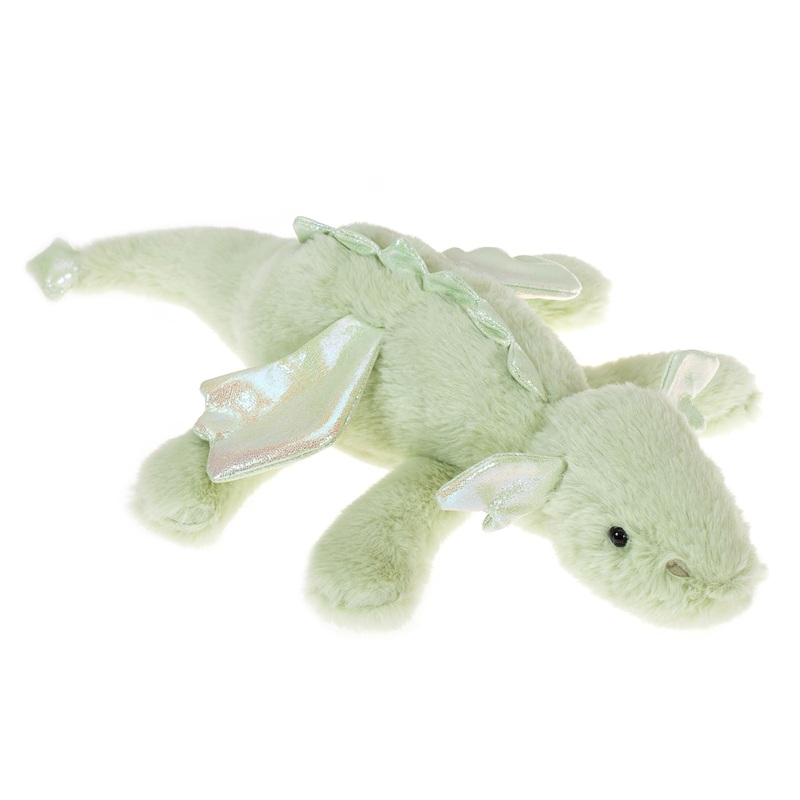 Apricot Lamb Toys Plush Green Lying Dragon Dinosaur Stuffed Animal Soft Cuddly Perfect For Child (Green Dragon,15 Inches)