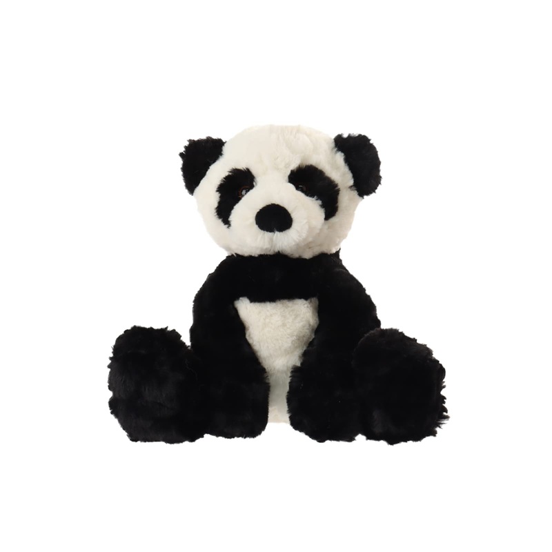 Apricot Lamb Toys Plush Panda Bear Stuffed Animal Soft Cuddly Perfect For Child (Black And White Panda, 9 Inches)