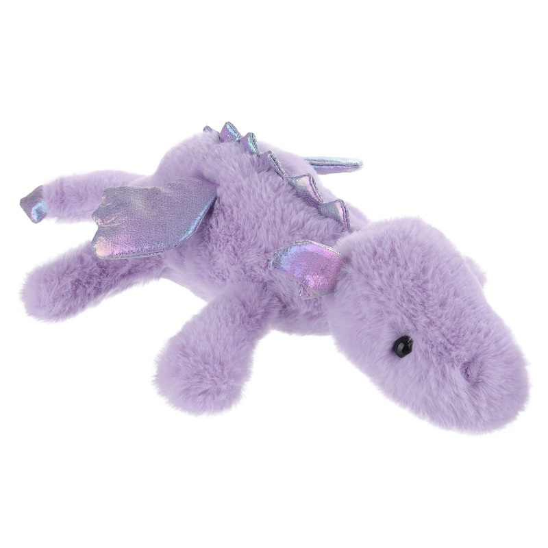 Apricot Lamb Toys Plush Purple Lying Dragon Dinosaur Stuffed Animal Soft Cuddly Perfect For Child (Purple Dragon,15 Inches)