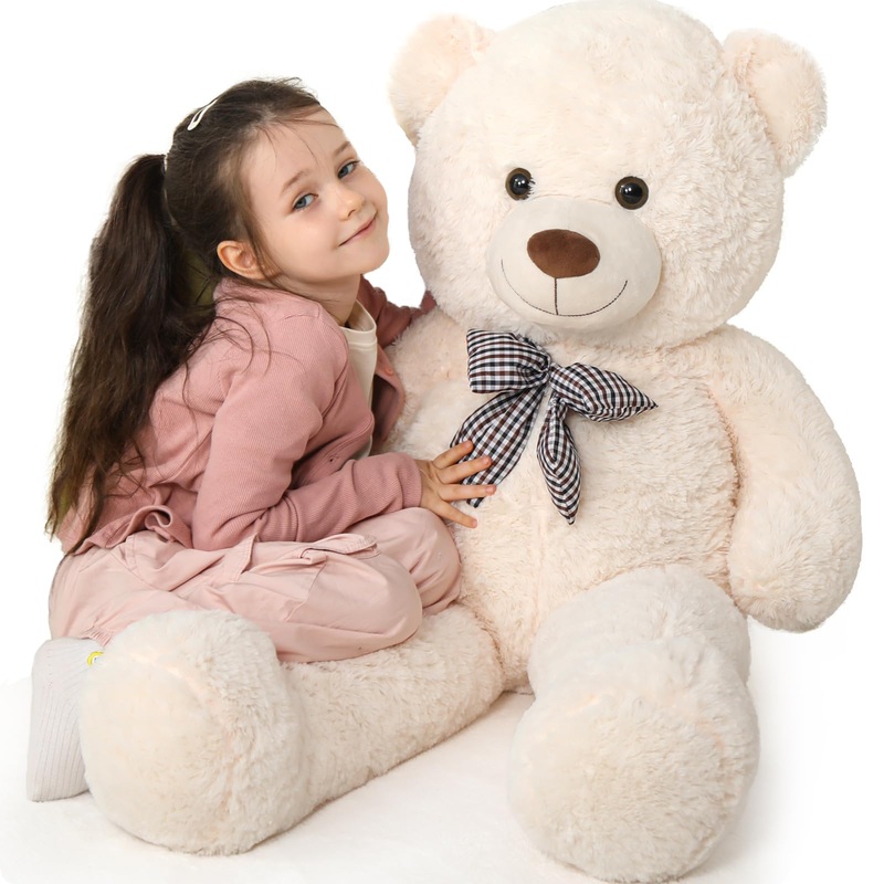 Maogolan Giant Huge Teddy Bear 39 Inch Baby Shower Large Stuffed Animal Decorations For Boy