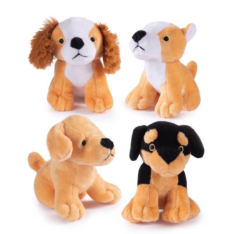 Talking Plush Puppies Set For Toddlers Toys | 4 Plush Talking Animals | 4 Plush Stuffed Puppy Dogs | Plush Stuffed Puppies | Bulk Assorted Puppies | Baby Stuffed Animals
