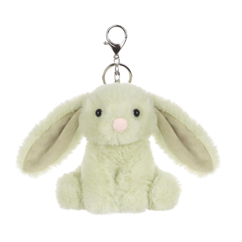 Apricot Lamb Cute Toys Plush Matcha Bunny Rabbit Stuffed Animal Soft Keychain For Kids Bag, Purse, Backpack, Handbag (Matcha Bunny4.7 Inches)