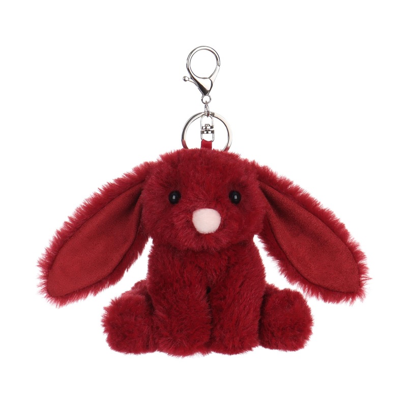 Apricot Lamb Cute Toys Plush Pumpkin Bunny Rabbit Stuffed Animal Soft Keychain For Kids Bag, Purse, Backpack, Handbag (Pumpkin Bunny4.7 Inches)