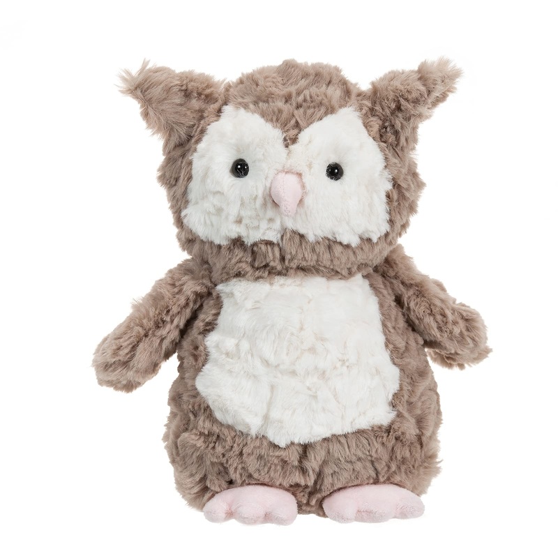 Apricot Lamb Toys Plush Brown Owl Stuffed Animal Soft Cuddly Perfect For Child (Brown Owl,10 Inches)