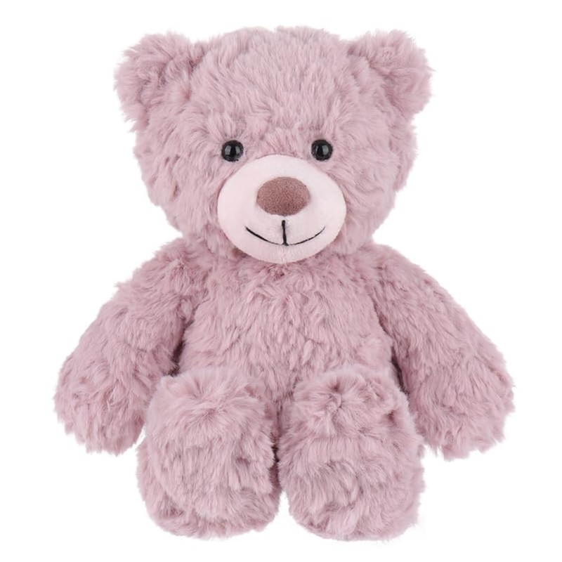 Apricot Lamb Toys Plush Pink Purple Flower Teddy Bear Stuffed Animal Soft Cuddly Perfect For Child 7.9 Inches