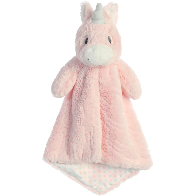 Aurora Enchanting Magical Unicorn Aria Luvster Baby Stuffed Animal - Soft & Cuddly Toy - Comforting Companion - Pink 14 Inches