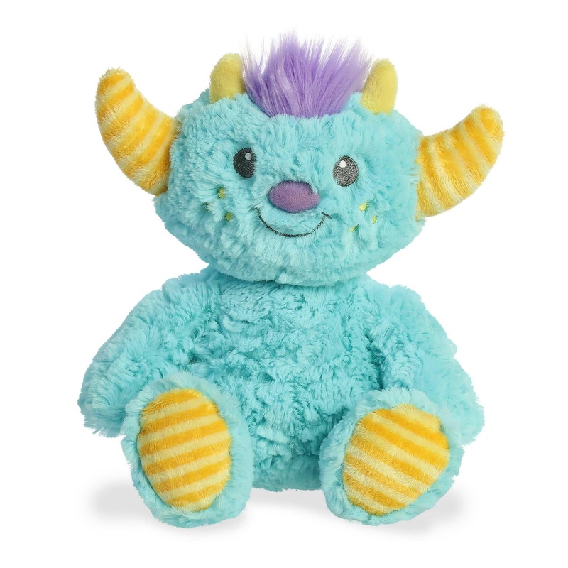Aurora Playful Monster Kazu Baby Stuffed Animal - Soft & Cuddly Toy - Imaginative Play - Blue 11.5 Inches