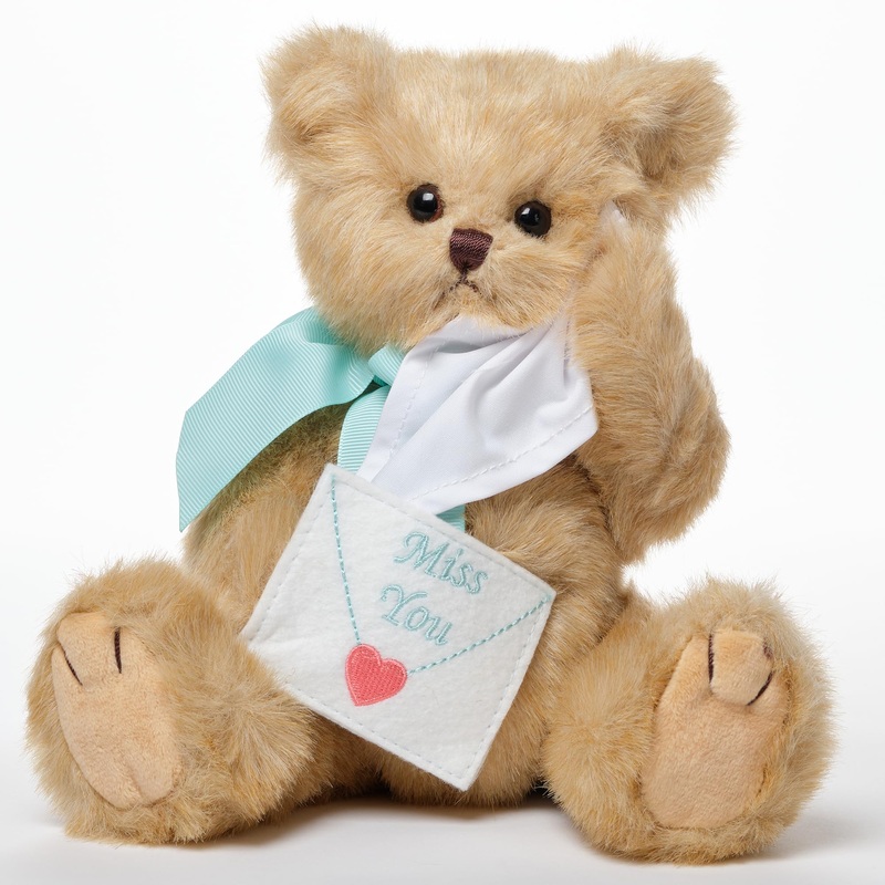 Bearington Beary Blue Without You Miss You, 10 In Teddy Bear Valentine'S Day Stuffed Animals, Ideal Plushies For Miss You Gifts For Women